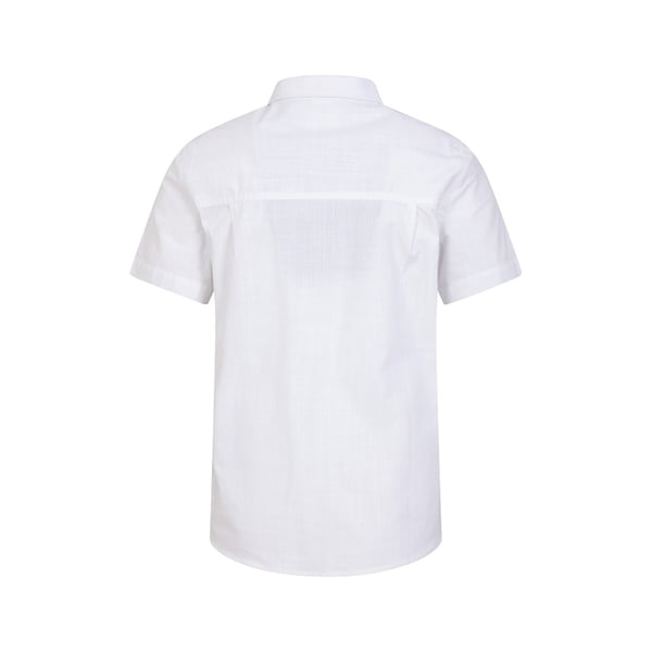 Mountain Warehouse Mens Coconut Slub Short-Sleeved Shirt