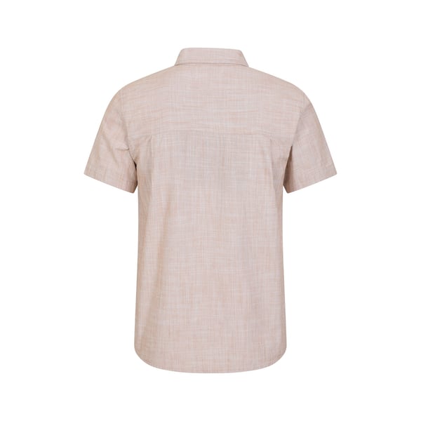Mountain Warehouse Mens Coconut Slub Short-Sleeved Shirt