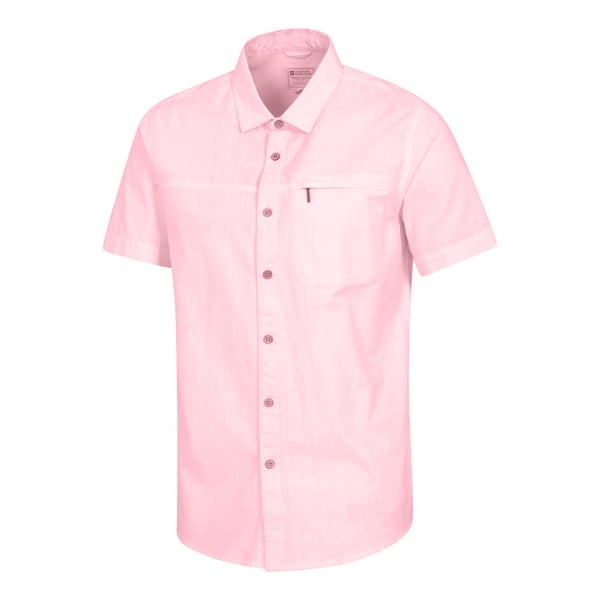 Mountain Warehouse Mens Coconut Slub Short-Sleeved Shirt