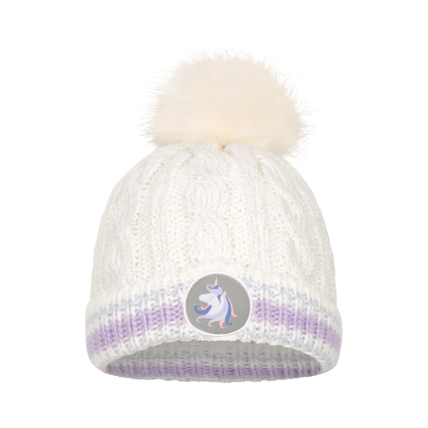 Mountain Warehouse Barn/Kids Unicorn Pom Pom Mössa