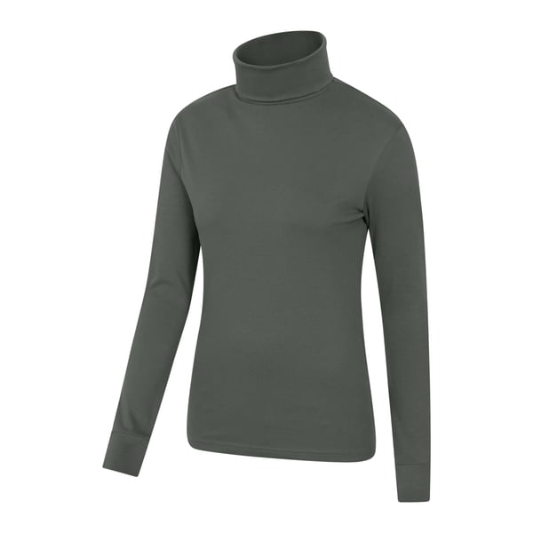 Mountain Warehouse Womens/Ladies Meribel Cotton Roll Neck Long-Sleeved Top