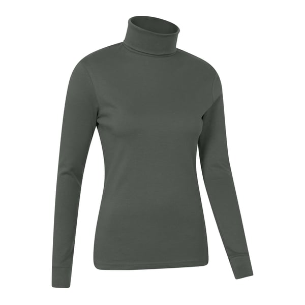 Mountain Warehouse Womens/Ladies Meribel Cotton Roll Neck Long-Sleeved Top