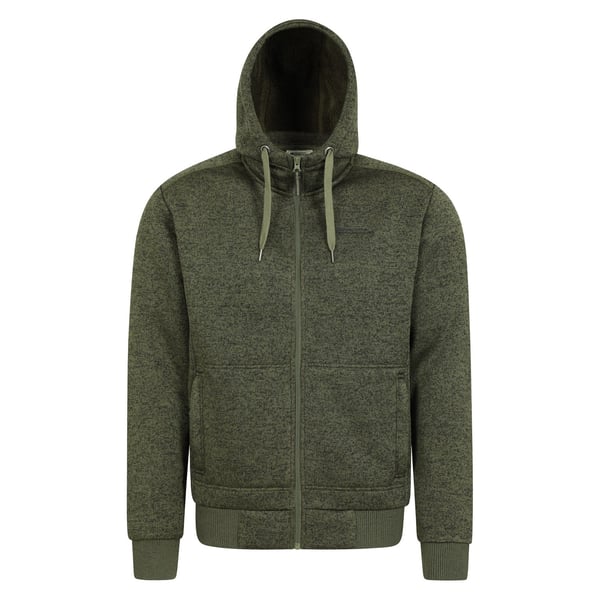 Mountain Warehouse Mens Nevis II Faux Fur Hoodie