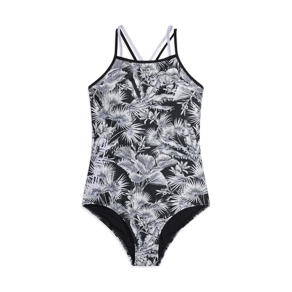Animal Womens/Ladies Zora Tropical Leaves One Piece Swimsuit