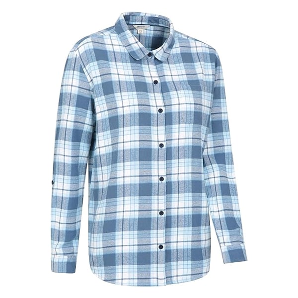 Mountain Warehouse Womens/Ladies Balsam Brushed Flannel Longline Shirt