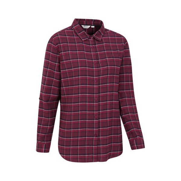 Mountain Warehouse Womens/Ladies Balsam Brushed Flannel Longline Shirt