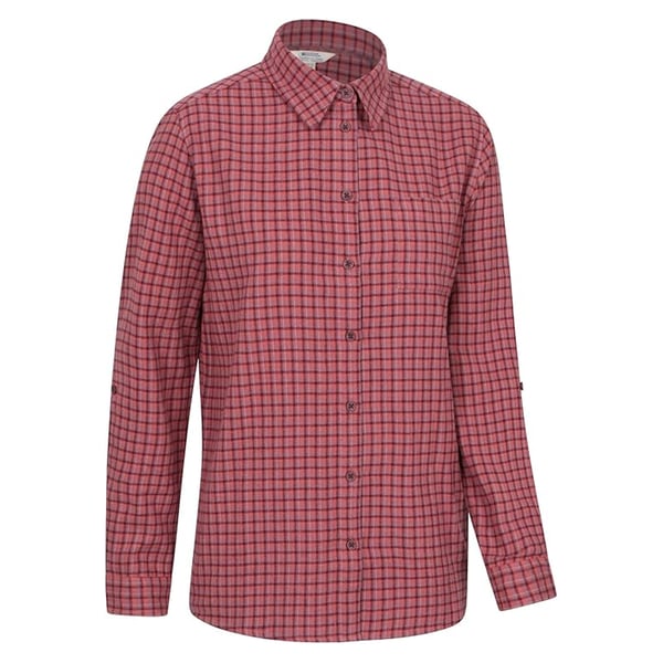 Mountain Warehouse Womens/Ladies Balsam Brushed Flannel Longline Shirt