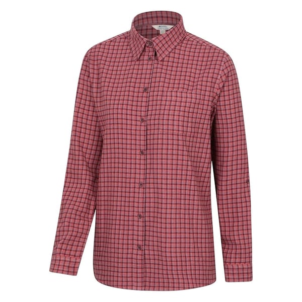Mountain Warehouse Womens/Ladies Balsam Brushed Flannel Longline Shirt