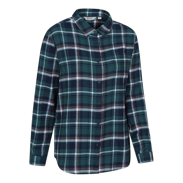 Mountain Warehouse Womens/Ladies Balsam Brushed Flannel Longline Shirt