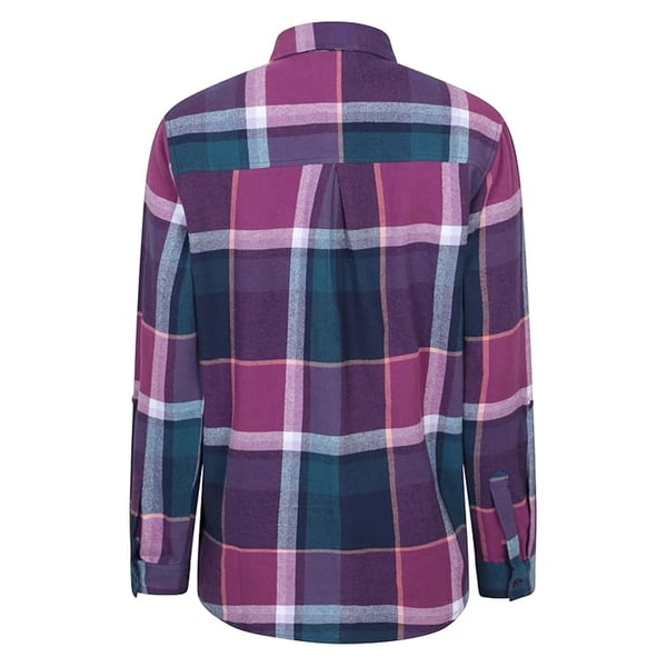 Mountain Warehouse Womens/Ladies Balsam Brushed Flannel Longline Shirt