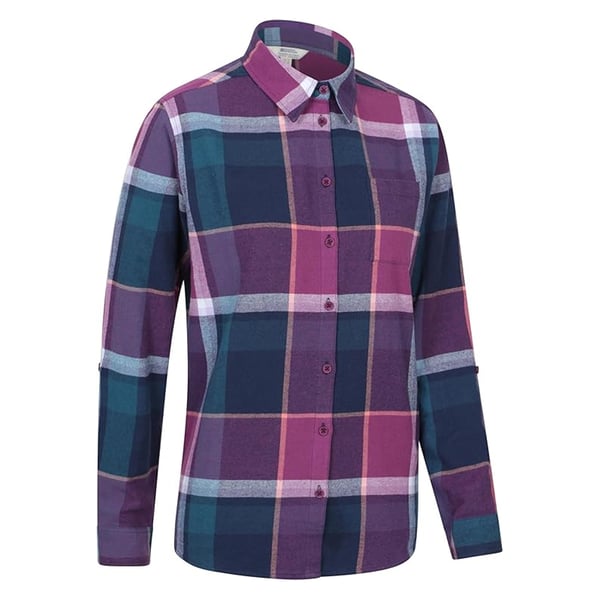 Mountain Warehouse Womens/Ladies Balsam Brushed Flannel Longline Shirt