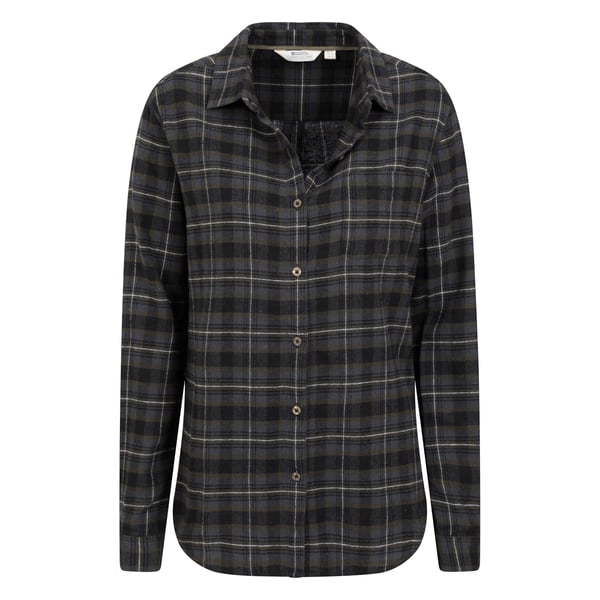 Mountain Warehouse Womens/Ladies Balsam Brushed Flannel Longline Shirt