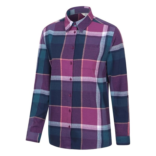 Mountain Warehouse Womens/Ladies Balsam Brushed Flannel Longline Shirt