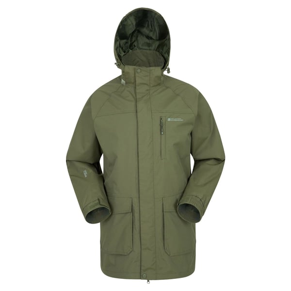 Mountain Warehouse Mens Glacier II Long Waterproof Jacket