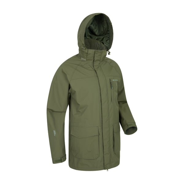 Mountain Warehouse Mens Glacier II Long Waterproof Jacket