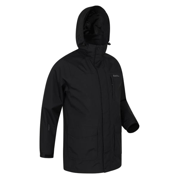 Mountain Warehouse Mens Glacier II Long Waterproof Jacket