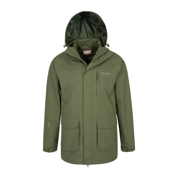 Mountain Warehouse Mens Glacier II Long Waterproof Jacket
