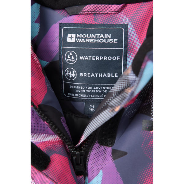 Mountain Warehouse Childrens/Kids Ranger Floral Waterproof Jacket