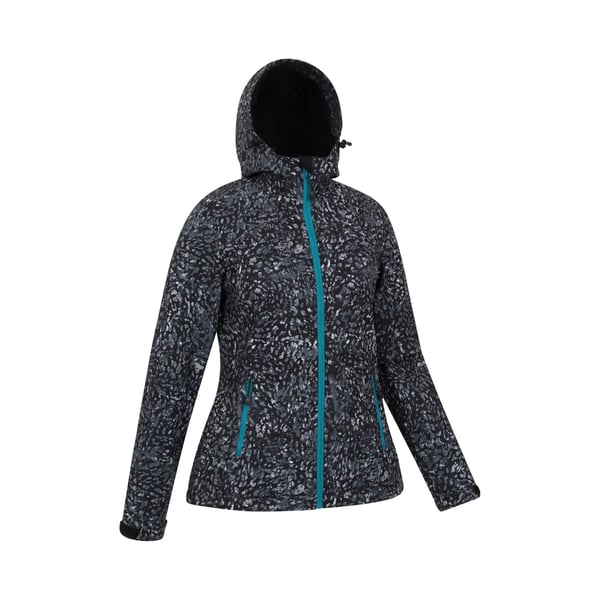 Mountain Warehouse Womens/Ladies Exodus Animal Print Water Resistant Soft Shell Jacket