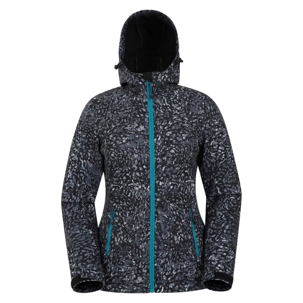 Mountain Warehouse Womens/Ladies Exodus Animal Print Water Resistant Soft Shell Jacket