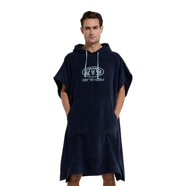 Animal Mens Jacob Towelling Organic Poncho