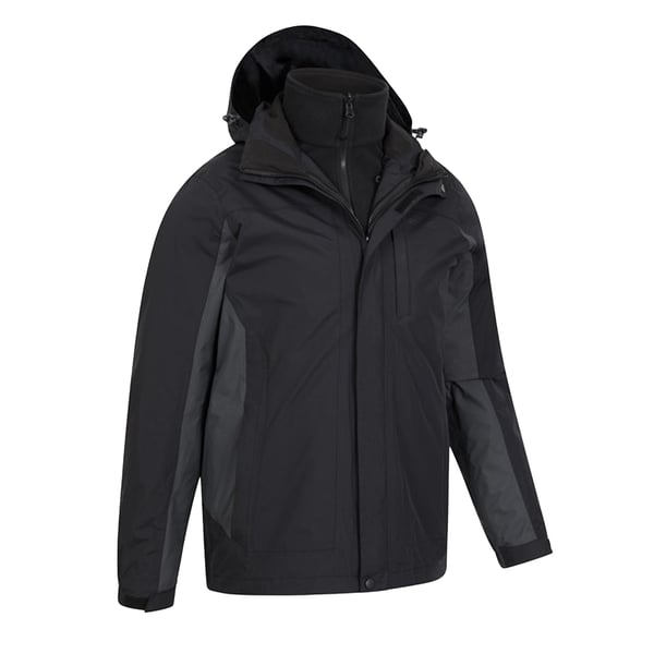 Mountain Warehouse Mens Thunderstorm 3 in 1 Waterproof Jacket