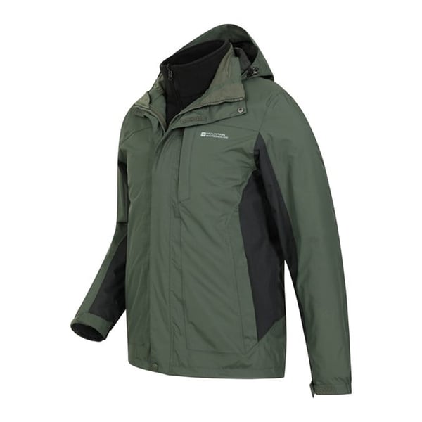Mountain Warehouse Mens Thunderstorm 3 in 1 Waterproof Jacket