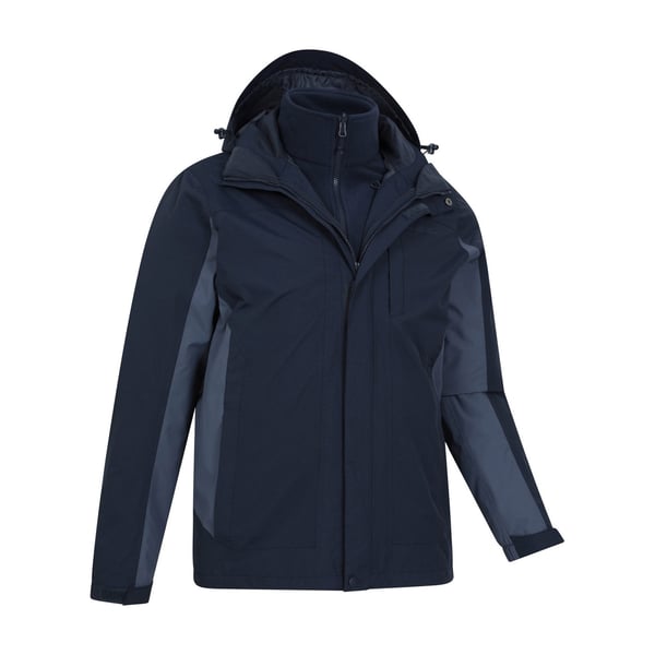Mountain Warehouse Mens Thunderstorm 3 in 1 Waterproof Jacket