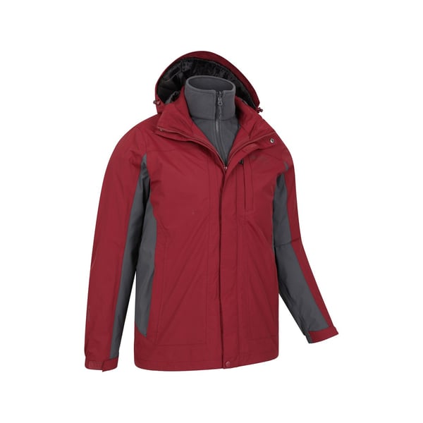 Mountain Warehouse Mens Thunderstorm 3 in 1 Waterproof Jacket