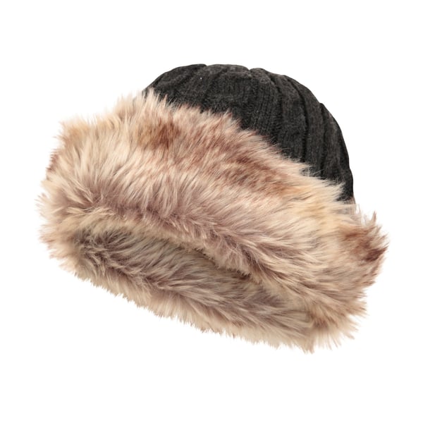 Mountain Warehouse Womens/Ladies Faux Fur Winter Hat
