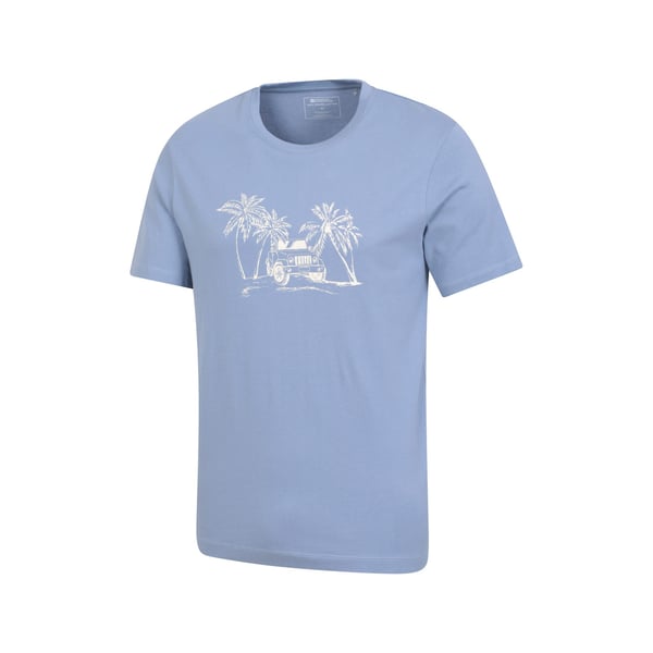 Mountain Warehouse Mens Ocean Drive luomu T-paita