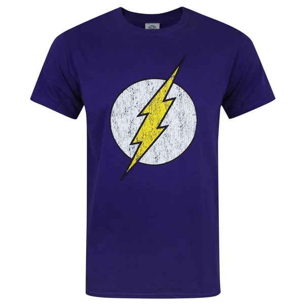 DC Comics Herr Flash Distressed Logo T-shirt