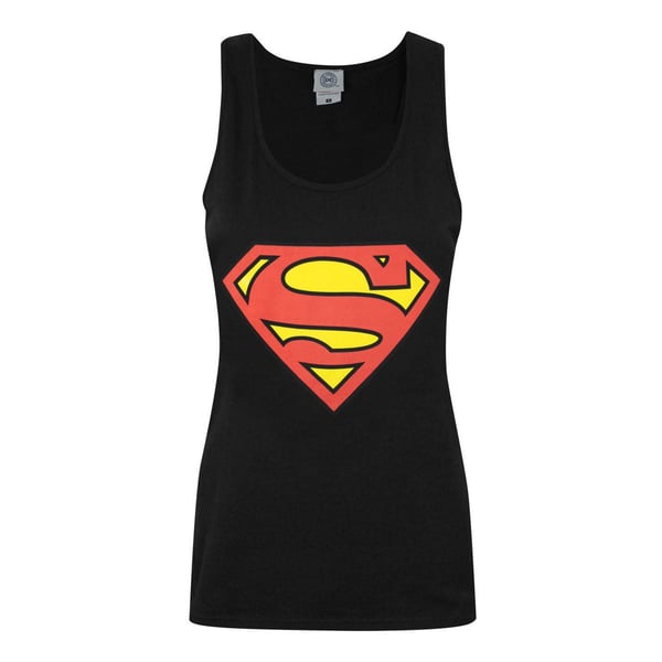 Superman Vest med skjoldlogo til kvinder/damer
