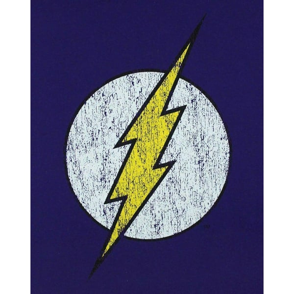 Flash Womens/Ladies Distressed Logo T-Shirt