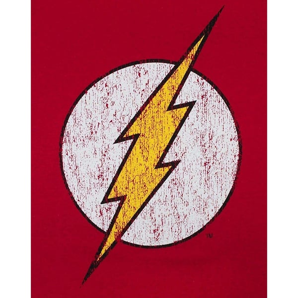 Flash Womens/Ladies Distressed Logo T-Shirt