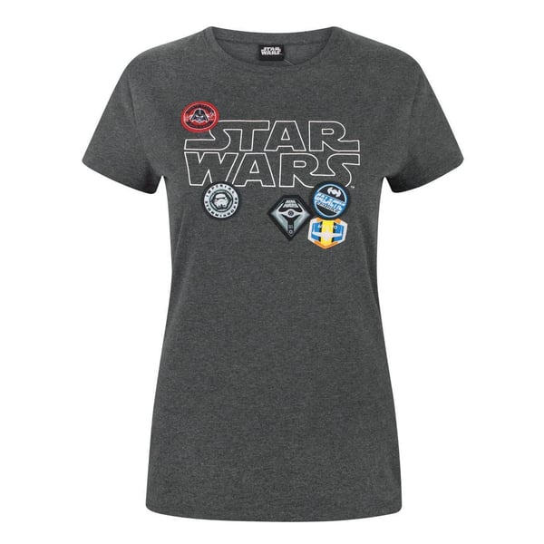Star Wars T-shirt til kvinder/damer med mærker