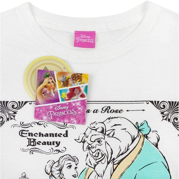 Disney Womens/Ladies Beauty And The Beast Poster T-Shirt