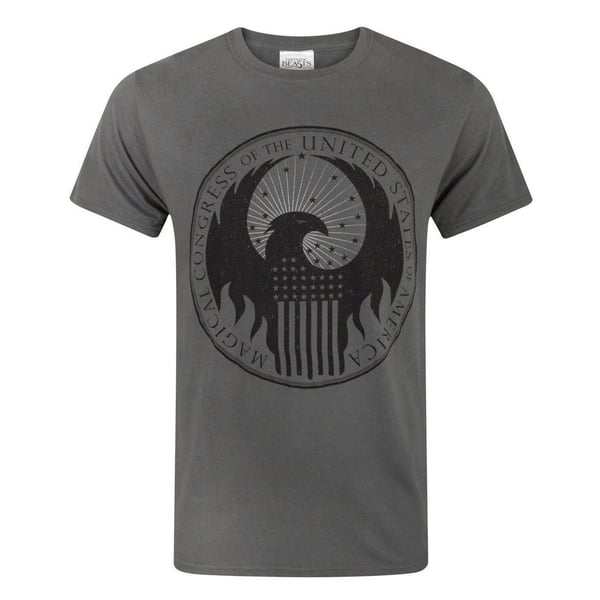 Fantastic Beasts And Where To Find Them Mens MACUSA Symbol T-Shirt