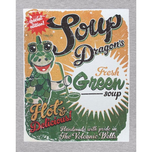Clangers Mens Soup Dragons Green Soup T-Shirt