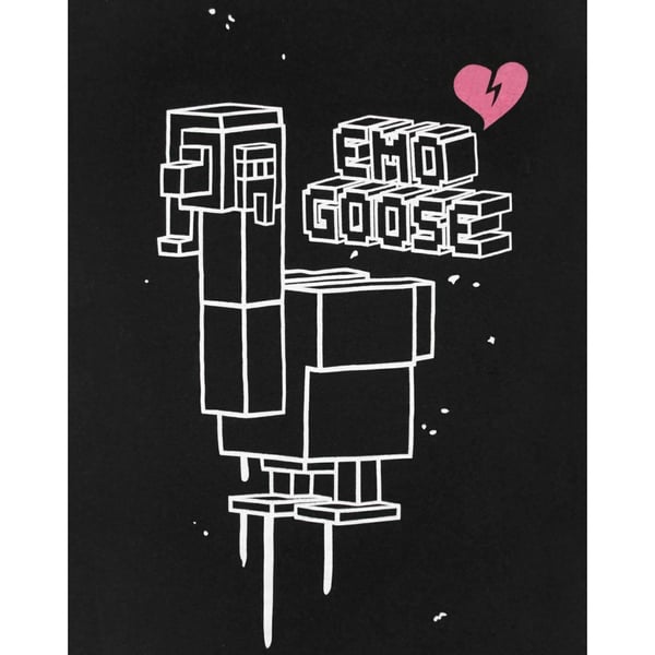 Crossy Road Emo Goose T-shirt til kvinder/damer
