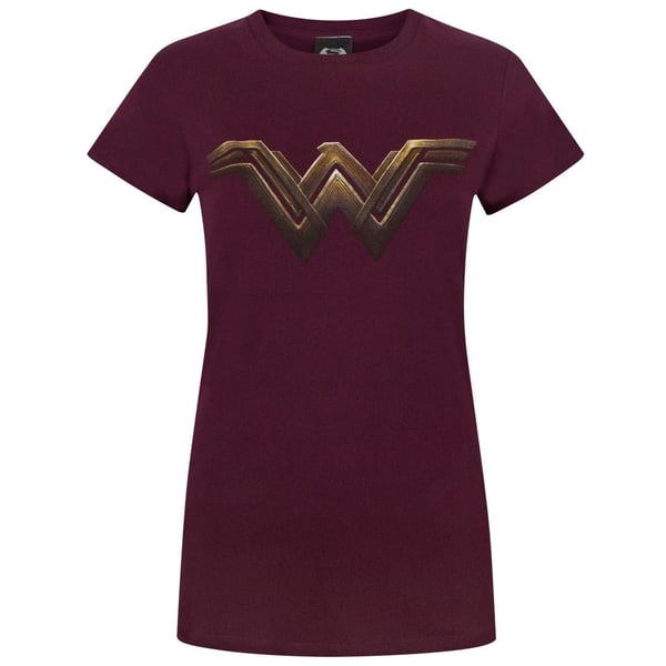 Batman VS Superman T-shirt med Wonder Woman-logo til kvinder/damer