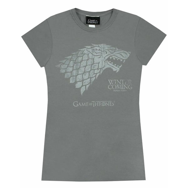 Game Of Thrones Dam/Kvinnor Stark Winter Is Coming T-Shirt