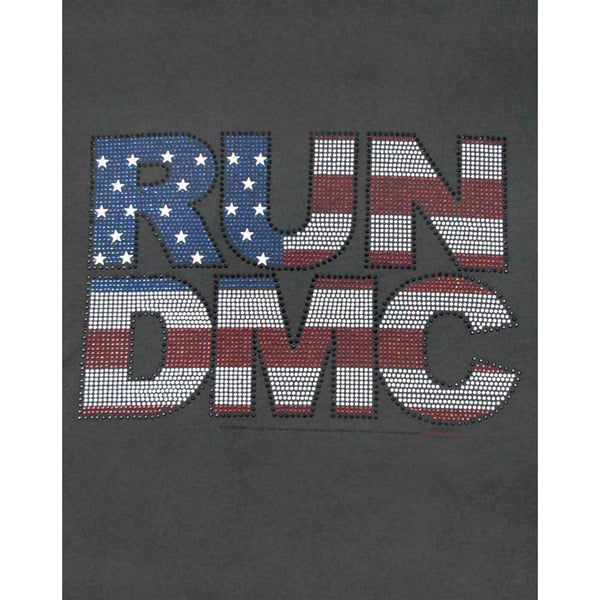 Amplified Womens/Ladies Run DMC USA Diamante T-Shirt