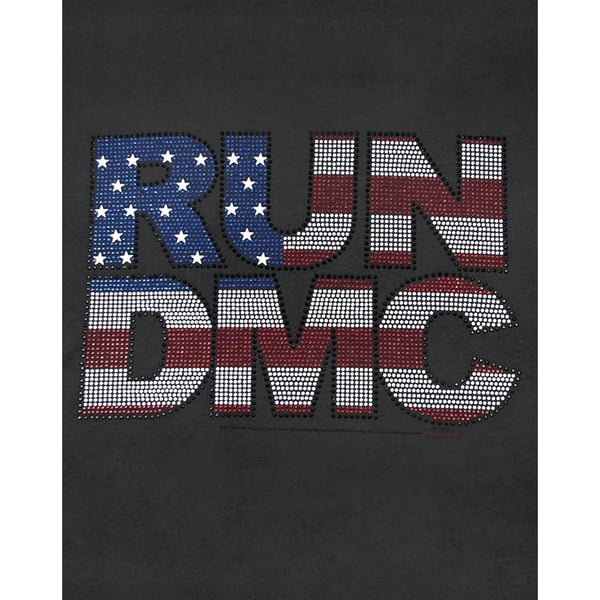 Amplified Womens/Ladies Run DMC USA Diamante Tank Top