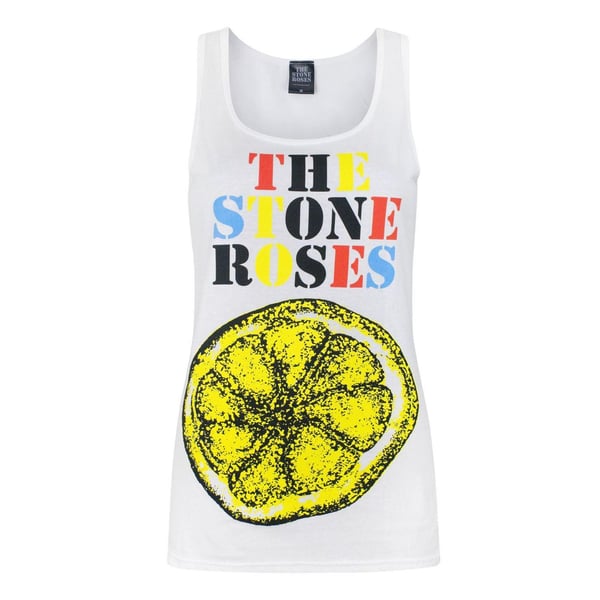 The Stone Roses Dame/Ladies Lemon ærmeløs tank top uden ærmer