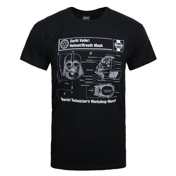Star Wars Officiel Haynes Darth Vader T-shirt til mænd