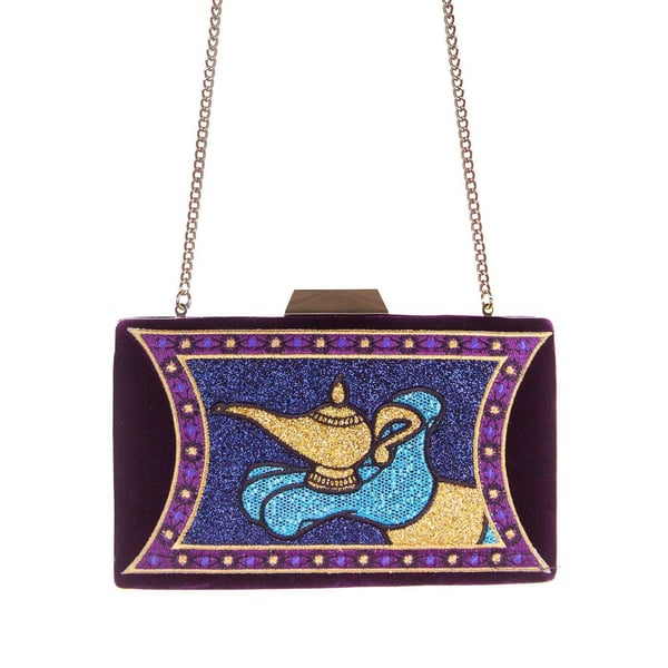 Danielle Nicole Official Disney Aladdin Magic Lamp Clutch Bag