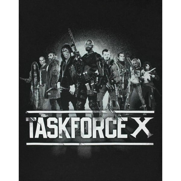 Suicide Squad Official Mens Task Force X T-Shirt
