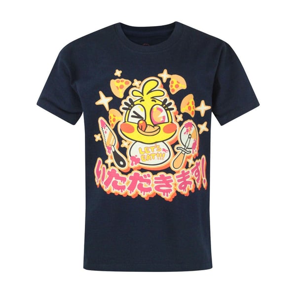 Five Nights At Freddys Official Childrens/Kids Chica Chicadakimasu T-Shirt