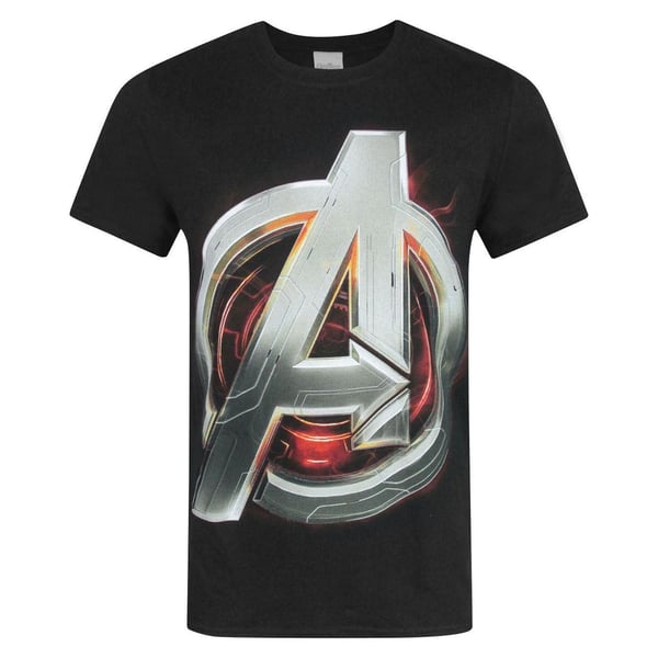 Avengers Age Of Ultron Official Mens Logo T-Shirt